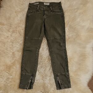 Lucky Brand Olive Skinny Jeans